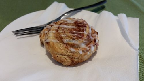 Pastry sweet at Caffi Pura in Tenby