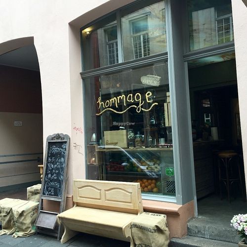 outside at Hommage in Cologne