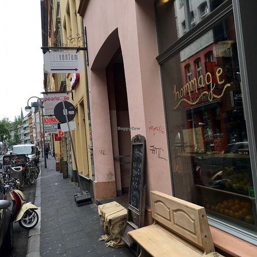 outside at Hommage in Cologne