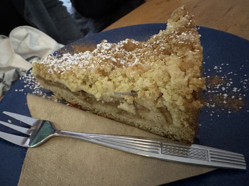 apple crumble  at Hommage in Cologne