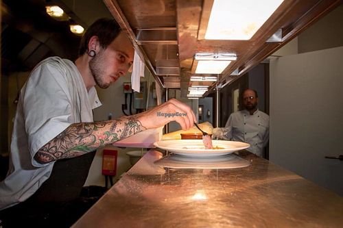 Dom Brown Chef and owner of Bearkat Bistro and supper clubs  at BearKat Bistro in Bridport