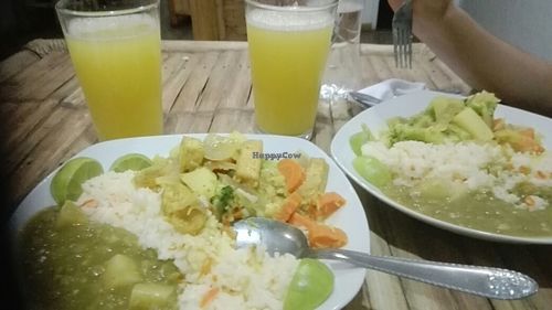 Curry at Gordo Gorila in Mancora