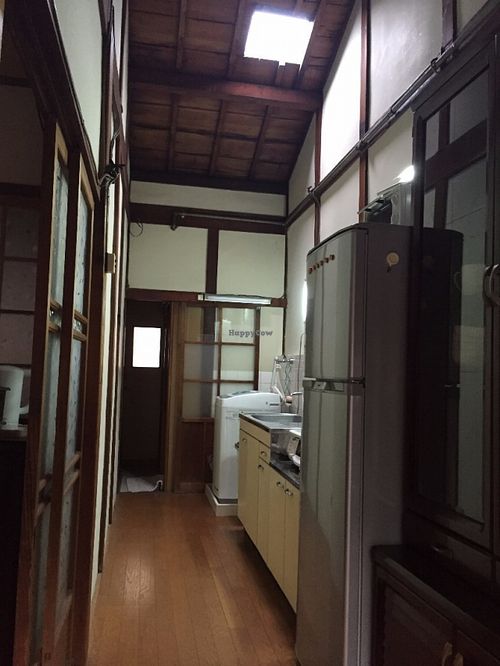 Vegetarian exclusive kitchen at Maneki Machiya in Kyoto