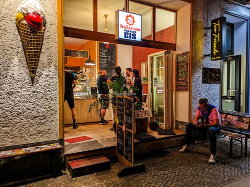 Outside of Balaram Eis at Balaram Eis in Berlin