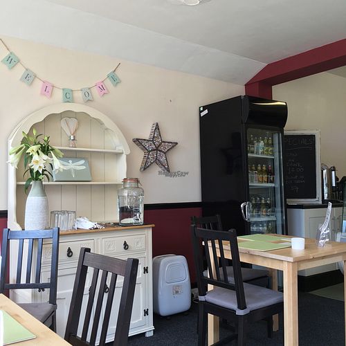 The view of the cafe in the window seat! at Shut Up and Eat in Barnsley