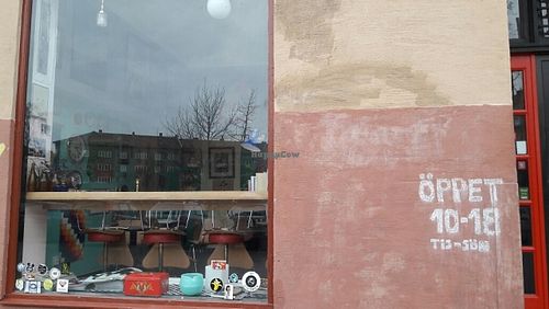 Store font from a Monday at Cafe Jesusbaren in Malmo