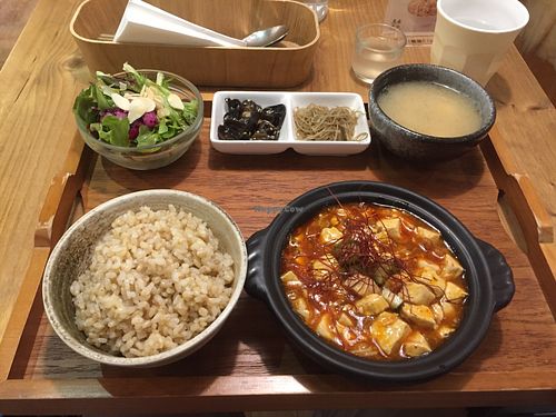 Mapo tofu (set meal) at Flourish 元禾食堂 - Yuán Hé ShíTáng in Taipei
