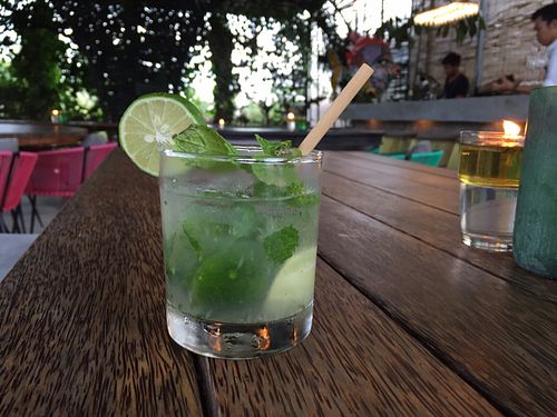 happy hour mojito  at La Pacha Mama in Ubud