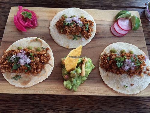 jackfruit tacos at La Pacha Mama in Ubud