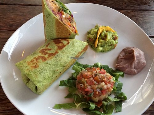 padre santo burrito, no sour cream at La Pacha Mama in Ubud