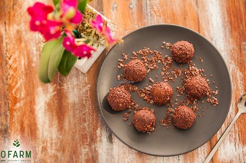 Raw Bliss Balls at oFarm Organic Cafe in Brookvale