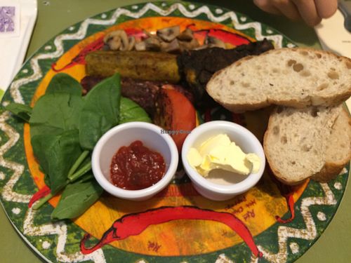 Full Irish vegan breakfast  at Cafe Temple in Galway