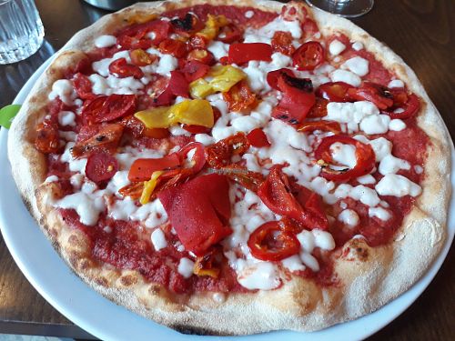 Vegan Pepperonata at Zizzi in Chislehurst