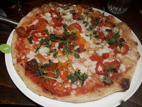 Vegan Pepperonata at Zizzi in Chislehurst