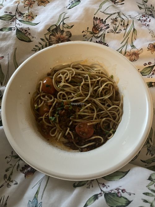 VE/GF lentil ragu  at Zizzi - Regent St in Cambridge