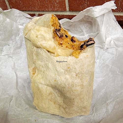 Burrito at The Mighty Bowl in Vancouver