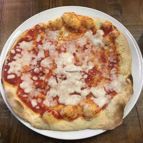 vegan margarita classic pizza  at Zizzi - The Light in Leeds