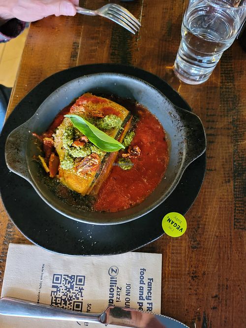 Vegan Lasagna at Zizzi - Earls Court in South West London