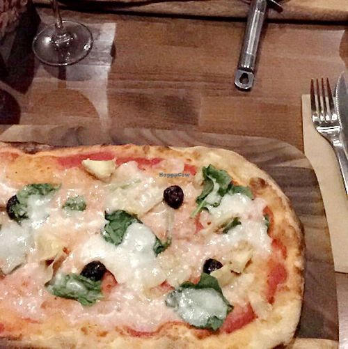 amazing vegan pizza   at Zizzi - Notting Hill Gate in West London