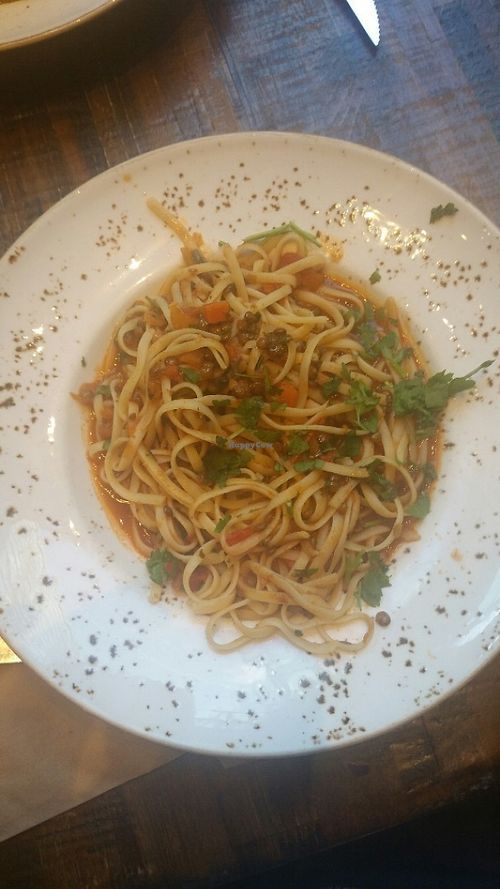 Vegan lenti ragu at Zizzi - Victoria in South West London