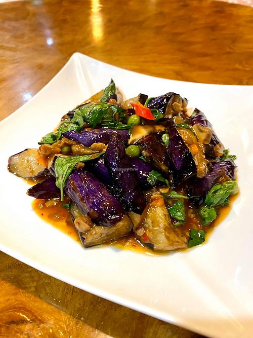 eggplant  at Yí Xīn Yuán SùShí - Serenity Vegetarian in New Taipei City