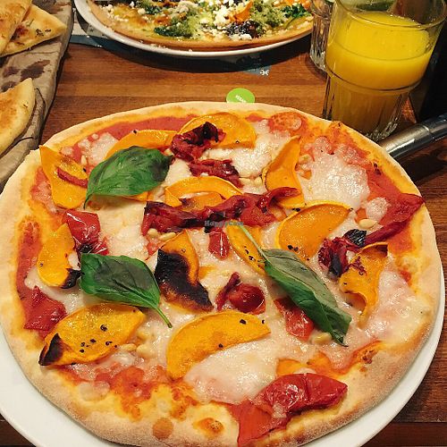 vegan cheese pizza  at Zizzi in Market Harborough