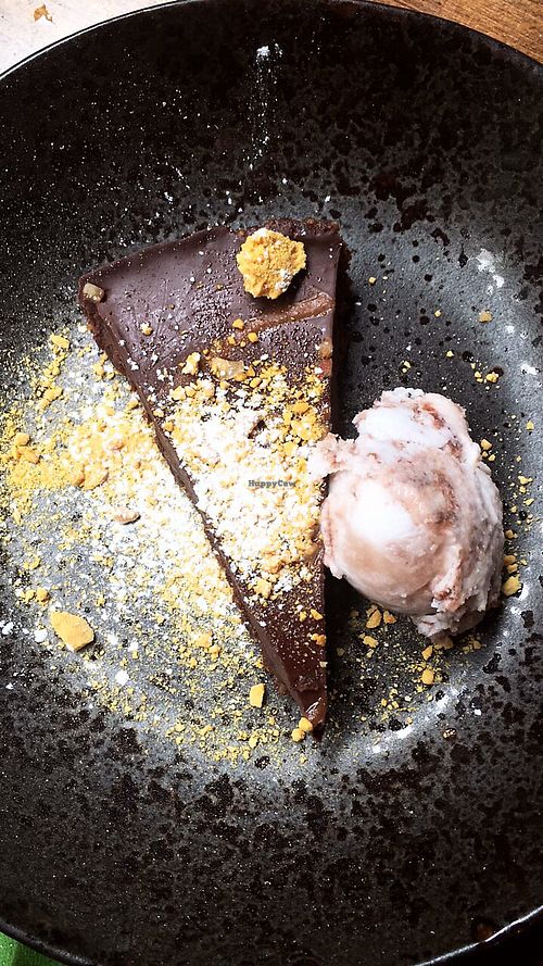 chocolate & praline torte  at Zizzi in Market Harborough