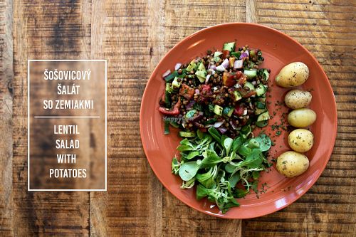 salad at Satori Stage in Bratislava