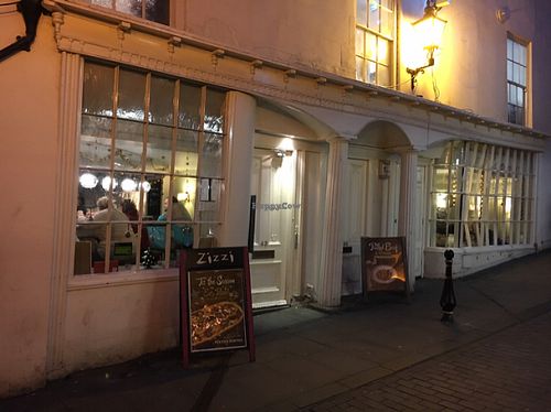 outside  at Zizzi in Durham