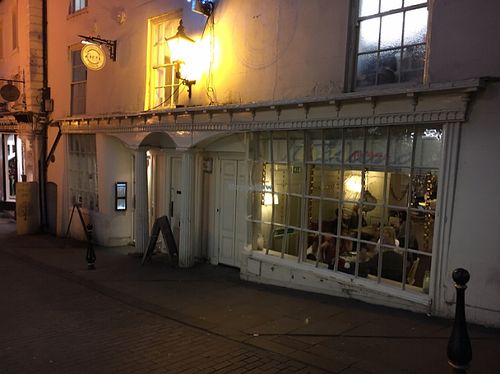 outside  at Zizzi in Durham