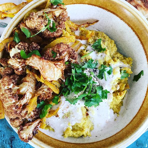Dhal et chou-fleur  at Cafe Frida in Trois-rivieres