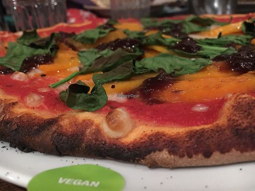 Vegan pizza  at Zizzi in St Andrews