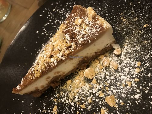 Vegan Caramelised Biscuit Cheesecake  at Zizzi in Watford
