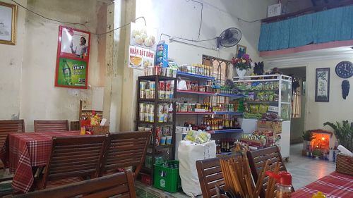 Interior of restaurant at Nhan Duyen in Hoi An