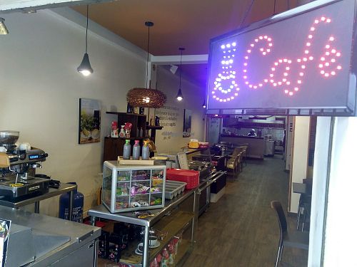 Cafe at Esencia Pura in Bogota