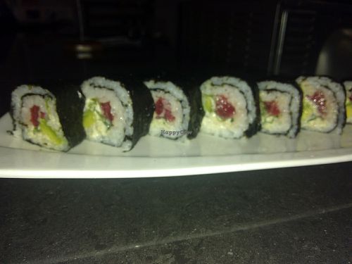 Sushi at Esencia Pura in Bogota