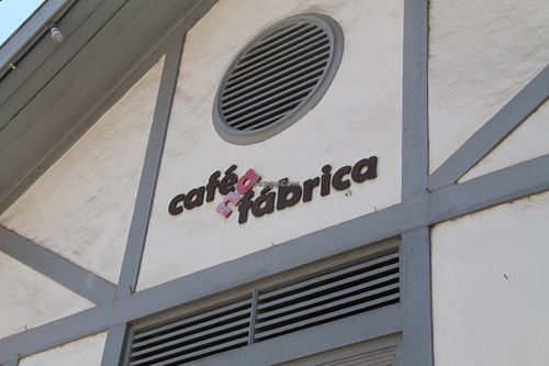 Sign.  at Cafe na Fabrica in Lisbon