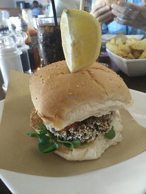 Thai Vegan Burger at Handmade Burger Company - Valley Centertainment in Sheffield