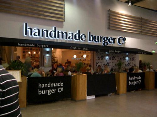 Exterior at Handmade Burger Co in Sheffield