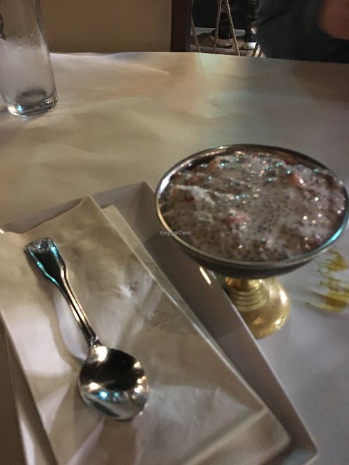 Chia pudding desert A+ at The Indian Harbor in Fort Lauderdale