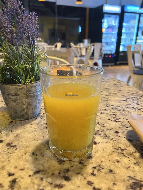 Passion fruit juice   at La Esquina Vegana in Heredia