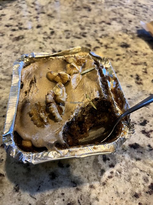 Christmas cake   at La Esquina Vegana in Heredia