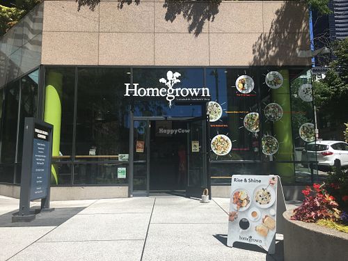 Restaurant entrance at Homegrown - Downtown in Seattle