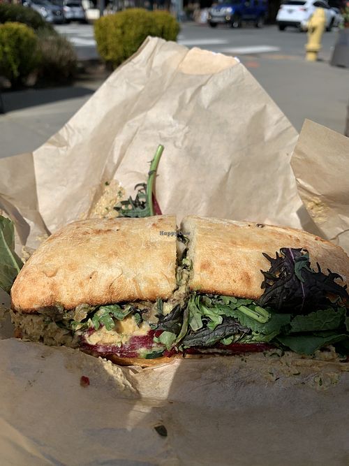 Love me a good vegan sandwich 😋 at Homegrown in Kirkland