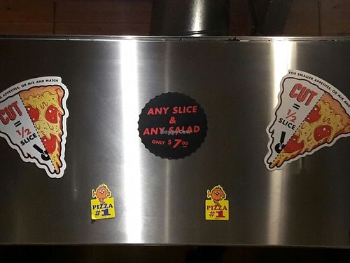 can order half a slice! at Sizzle Pie in Seattle