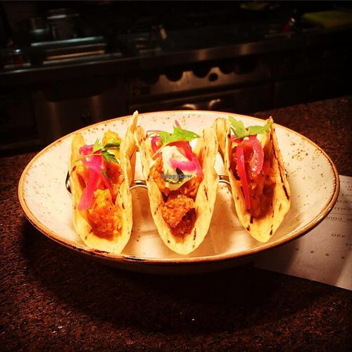 Butternut squash Triple Tacos at Las Iguanas in Derby