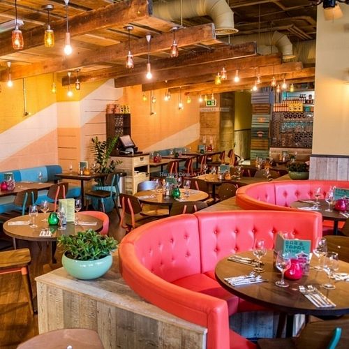 Interior at Las Iguanas in Coventry