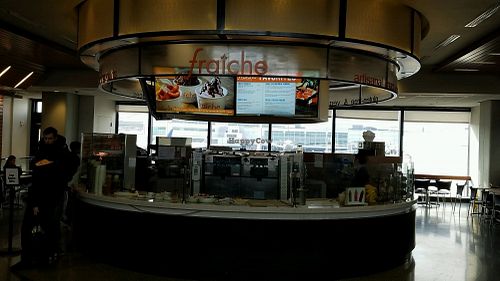 next to gate 81 at SFO - Fraiche Yogurt - T3 in South San Francisco