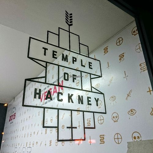 Temple of Hackney logo at Temple of Seitan - Hackney in East London