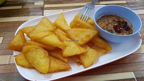 Fried tofu at Jai Mai Jumjay in Chiang Mai